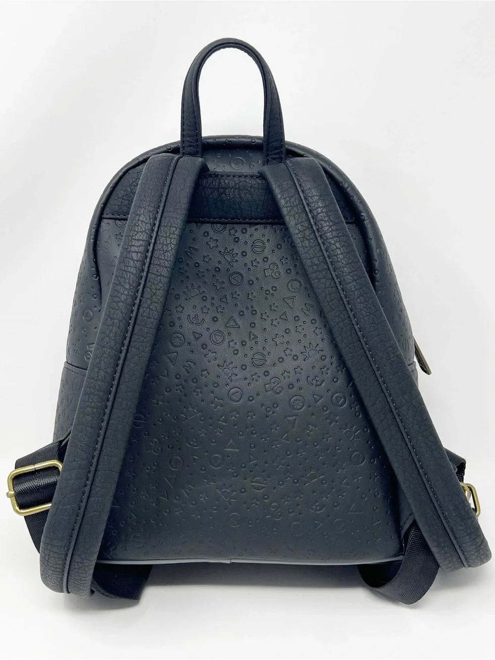 Loungefly Hocus Pocus Chibi Small Backpack - Black/Grey with Gold Accents